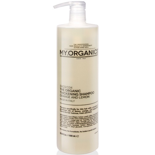 The Organic Thickening Shampoo Orange And Lemon - Vlasová pena
