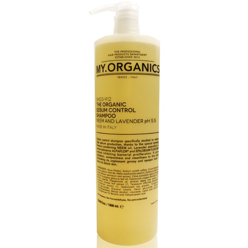 My. Organics The Organic Sebum Control Shampoo Neem And Lavender - Šampon 1000 ml