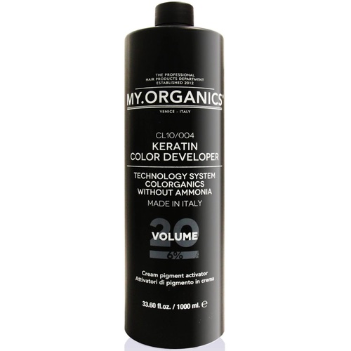 My. Organics Keratin Color Developer 20 Vol Oxidizing Cream - Oxidační krém 1000 ml