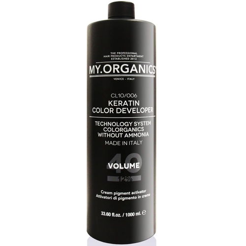 My. Organics Keratin Color Developer 40 Vol Oxidizing Cream - Oxidační krém 1000 ml