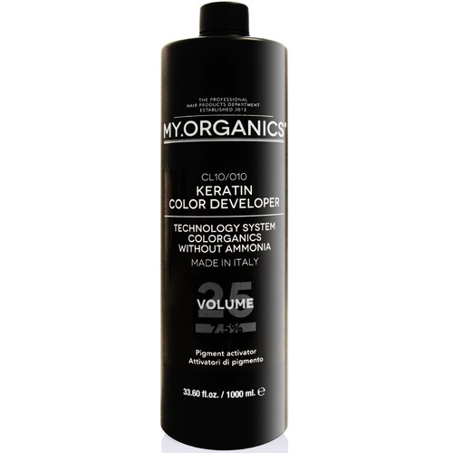 My. Organics Keratin Color Developer 25 Vol Oxidizing Cream - Oxidační krém 1000 ml