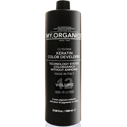 My. Organics Keratin Color Developer 12 Vol Oxidizing Cream - Oxidační krém 1000 ml