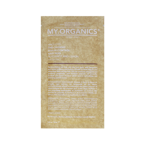 The Organic Sebum Control Hair Mud ( 12x40g ) - Organické bahno na mastné vlasy