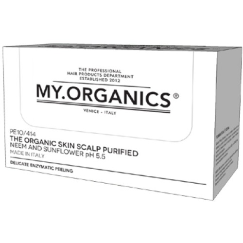 My. Organics My.Scalp The Organic Skin Scalp Purified Neem And Sunflower Delicate Enzymatic Peeling ( 12x15ml ) - Peelingové mléko