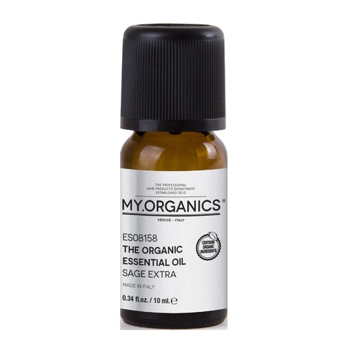 The Organic Essential Oil Sage Extra - Organický esenciální šalvějový olej povzbuzující růst vlasů a předcházející jejich lámavosti 