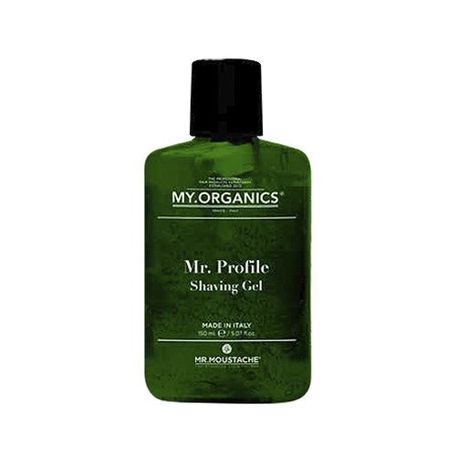 My. Organics MR.MOUSTACHE Mr.Profile Shaving Gel - Transparentní gel na vousy 150 ml