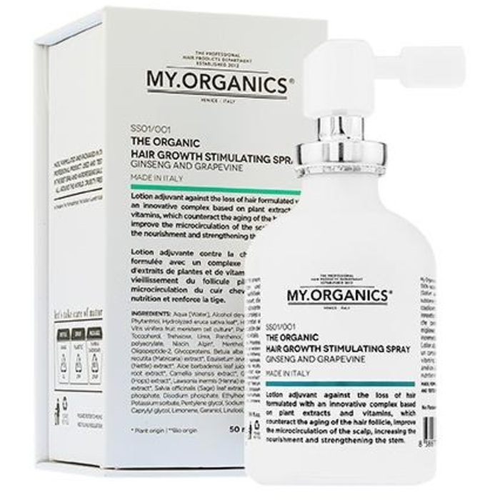 My. Organics The Organic Hair Growth Stimulating Spray - Ssprej stimulující růst vlasů 50 ml