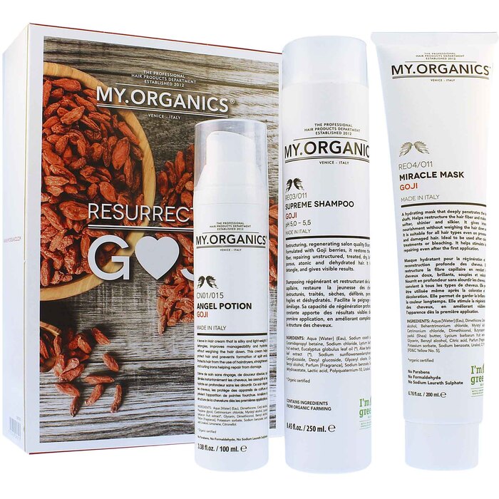 My. Organics Resurrection Goji Gift Box - Dárková sada vlasové péče 400 ml