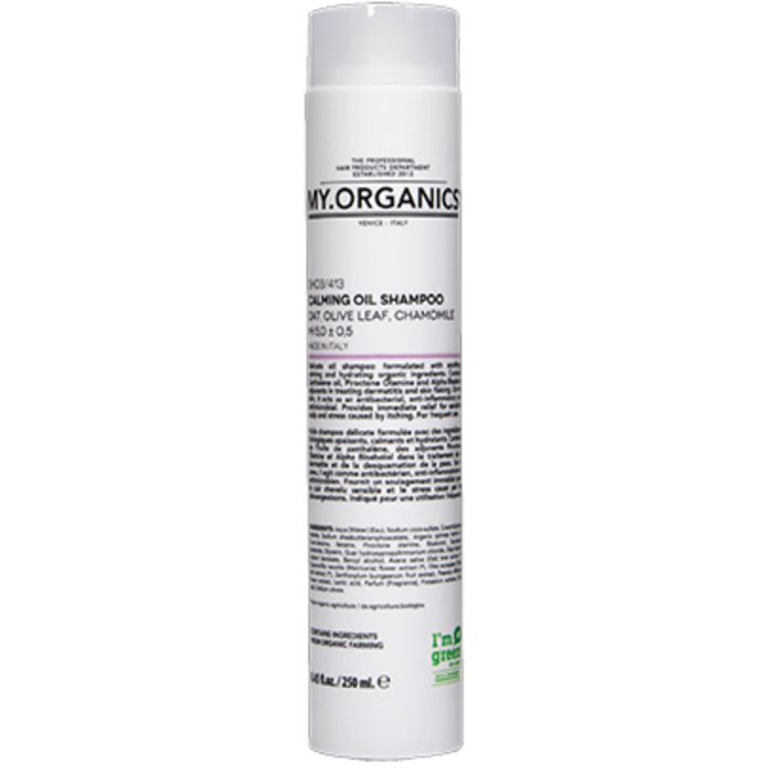My. Organics Calming Oil Shampoo Oat, Olive Leaf And Chamomile pH 5,5 ± 0,5 - Zklidňující šampon 250 ml