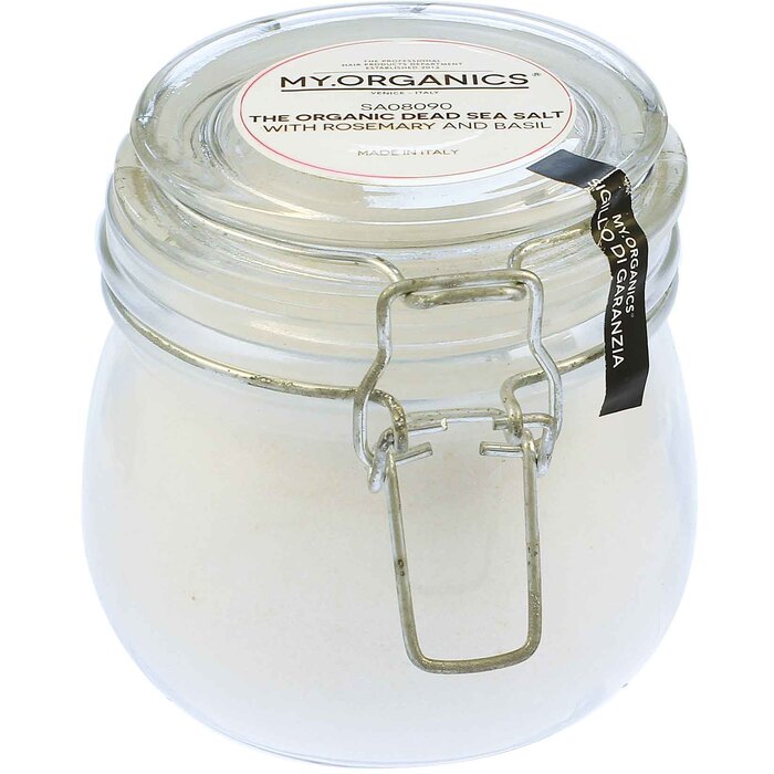 The Organic Dead Sea Salt Rosemary Basil - Sůl z mrtvého moře s rozmarýnem a bazalkou