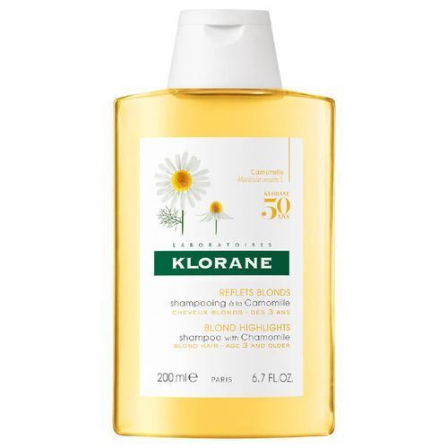 Klorane Blond Highlights Shampoo With Chamomile - Šampon pro blond vlasy Heřmánek 200 ml