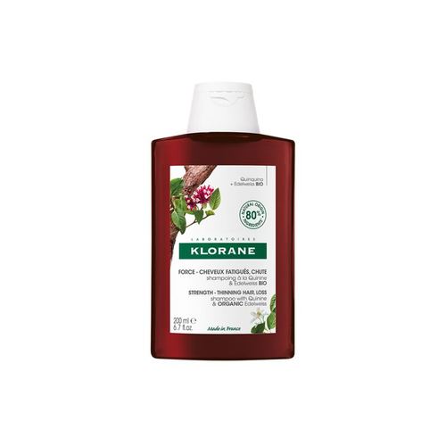 Klorane Strengtehing & Revitalizing Shampoo With Quinine - Šampon proti vypadávání vlasů s Chininem 0 ml - 2 x 400 ml