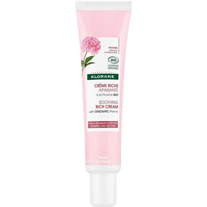 BIO Peony Soothing Rich Cream - Zklidňující krém pro citlivou a suchou pleť