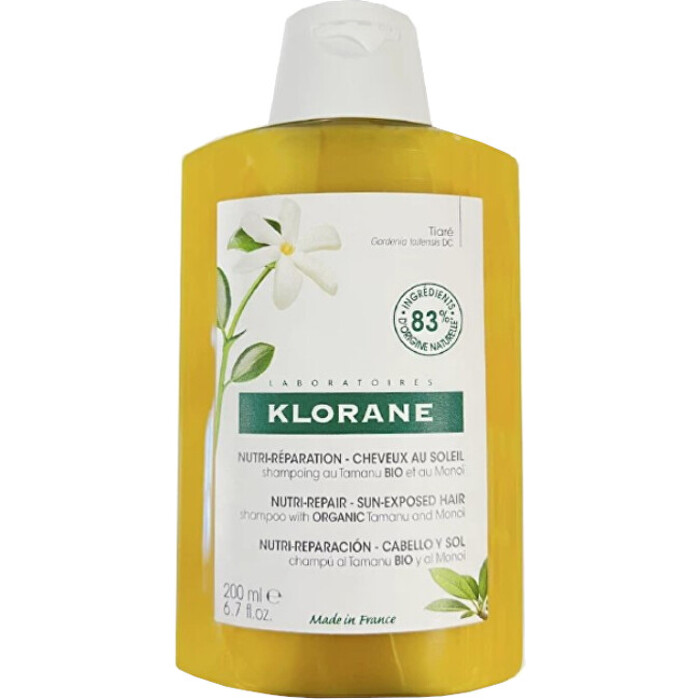Bio Tamanu a Monoi Nourishing Shampoo - Vyživující šampon pro vlasy vystavené slunci