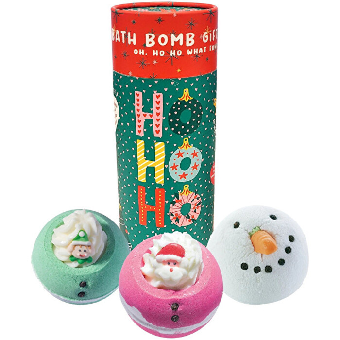 Ho Ho Ho Bath Bomb Set - Dárková sada v tubě