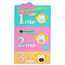 Golden Monkey Glamour Lip 3-Step Kit - Súprava na pery
