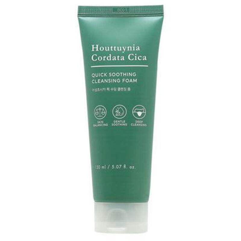 Houttuynia Cordata Cica Quick Soothing Cleansing Foam - Zklidňující čisticí pěna