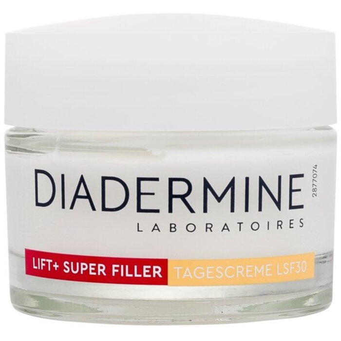 Diadermine Lift+ Super Filler Anti-Age Day Cream SPF30 - Omlazující pleťový krém s UV ochranou 50 ml