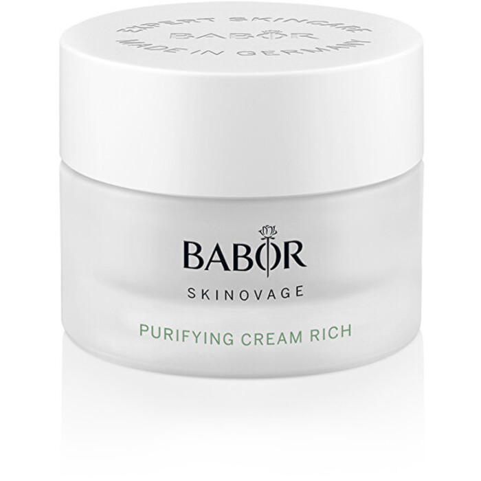 Babor Skinovage Purifying Cream Rich - Bohatý krém pro mastnou pleť 50 ml