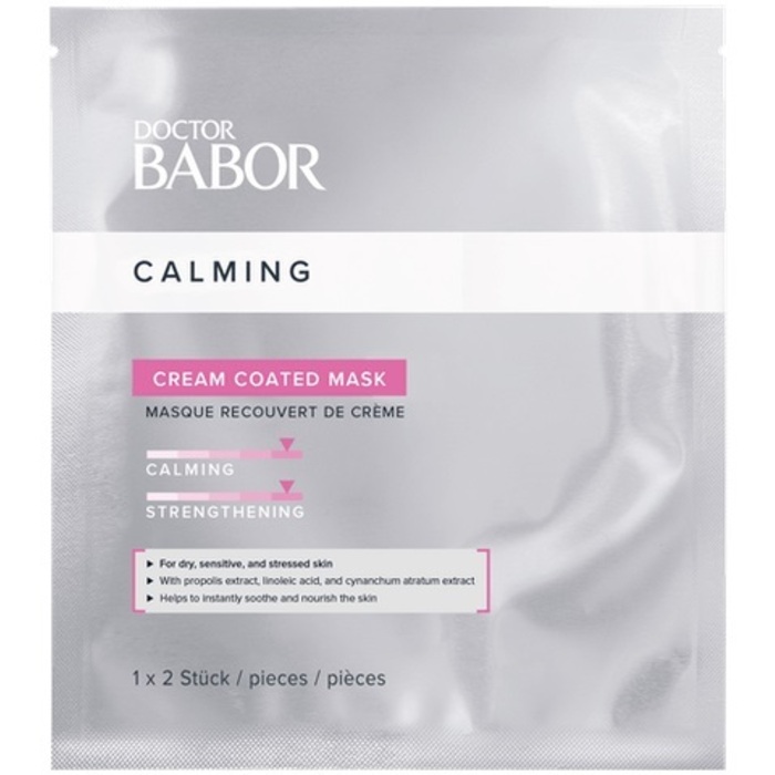 Calming Cream Coated Mask - Zklidňující pleťová maska 2 ks