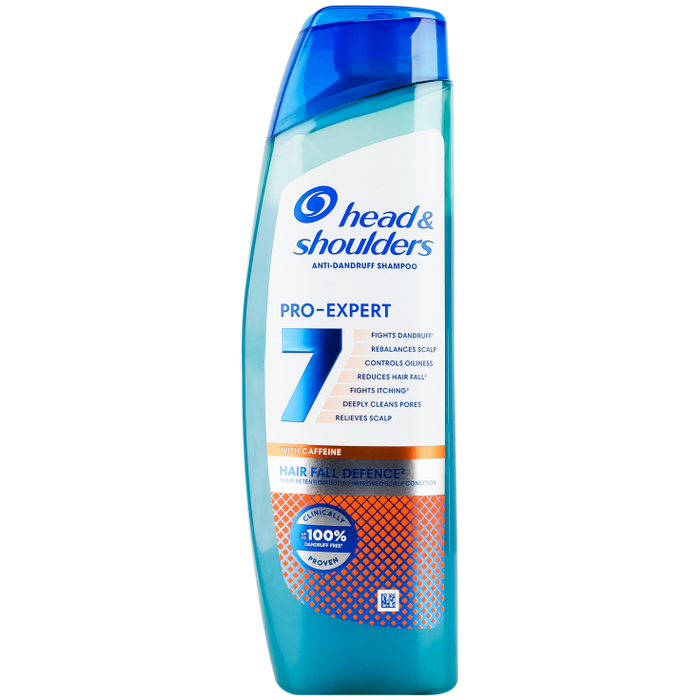 Head & Shoulders Pro-Expert 7 Caffeine Shampoo - Šampon s kofeinem proti lupům a vypadávání vlasů 250 ml