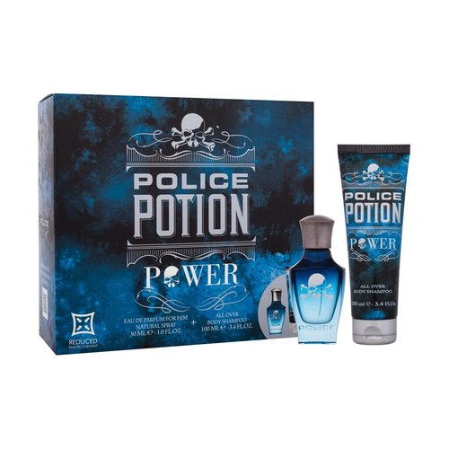 Police Potion Power for Him Dárková sada pánská parfémovaná voda 30 ml a sprchový gel 100 ml