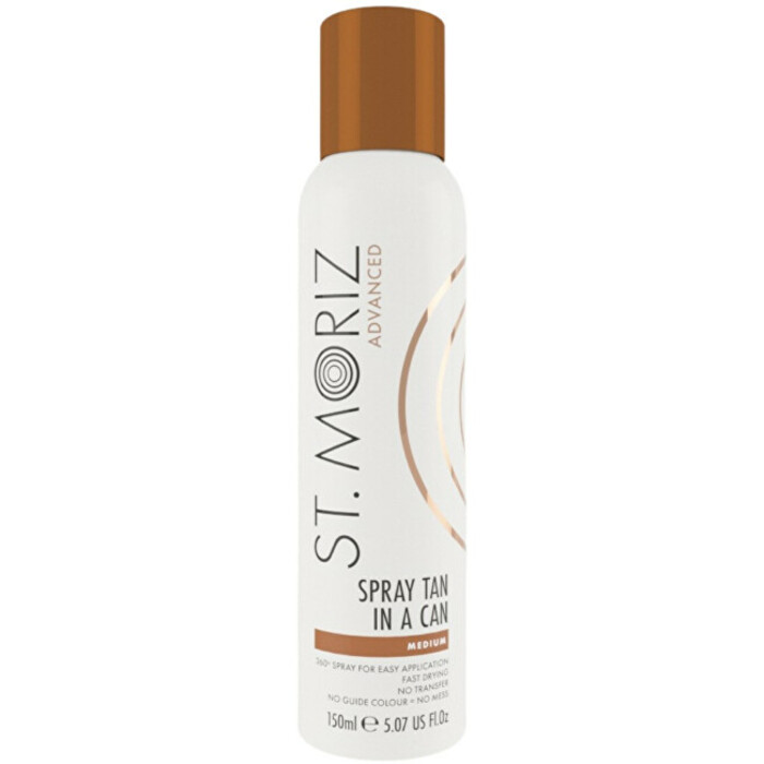 St.Moriz Medium Advanced Pro Gradual Spray Tan in a Can - Průhledný samoopalovací sprej 150 ml