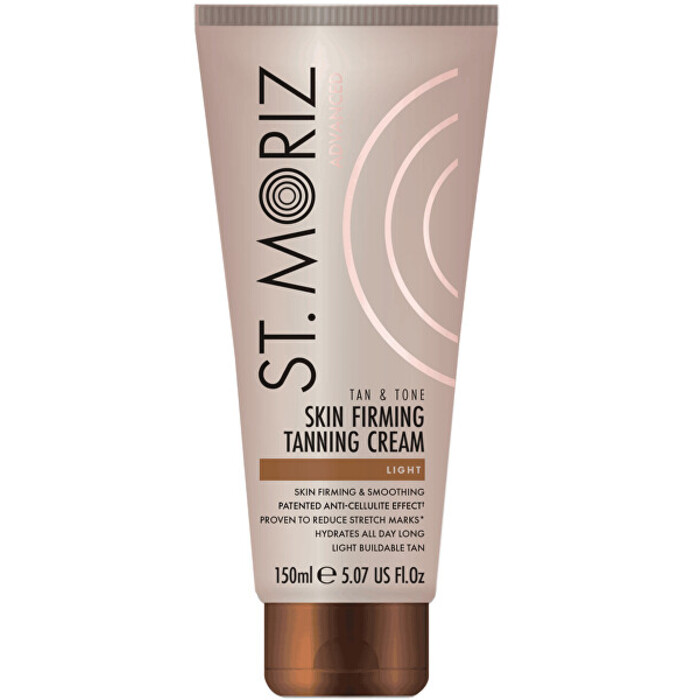 St.Moriz Medium Advanced Pro Gradual Tan & Tone Skin Firming Self Tanning Cream - Zpevňující samoopalovací krém 150 ml