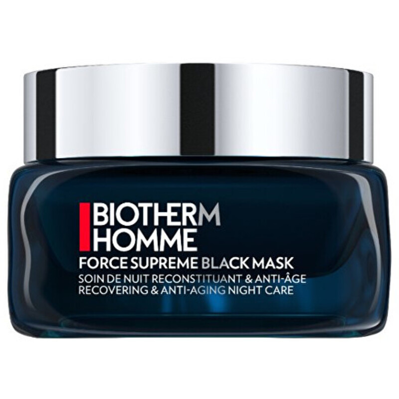 Homme Force Supreme Black Mask - Nočná pleťová maska s anti-age účinkom
