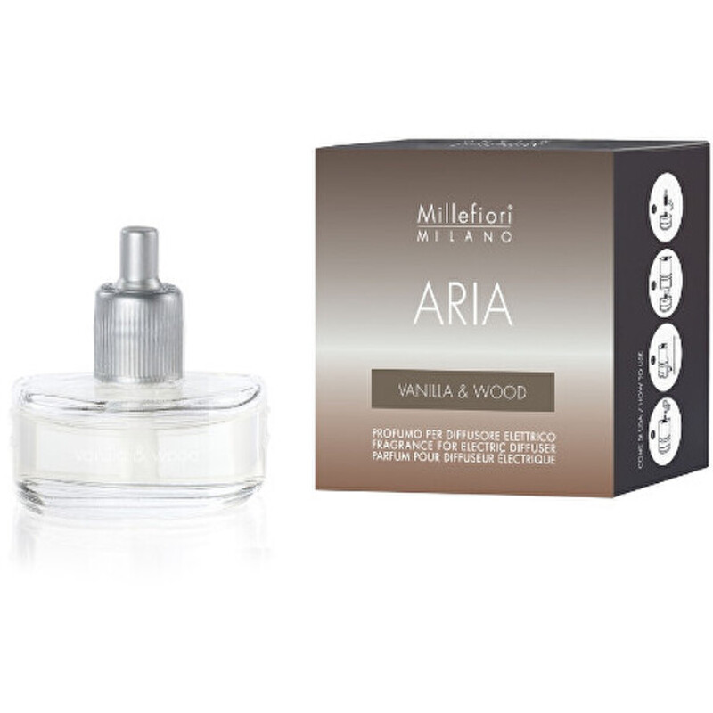 Aria Vanilla & Wood Diffuser Refill - Náhradní náplň do elektrického difuzéru