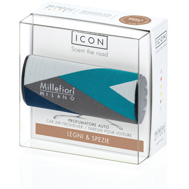 Icon Textil Geometric Legni & Spezie - Vůně do auta
