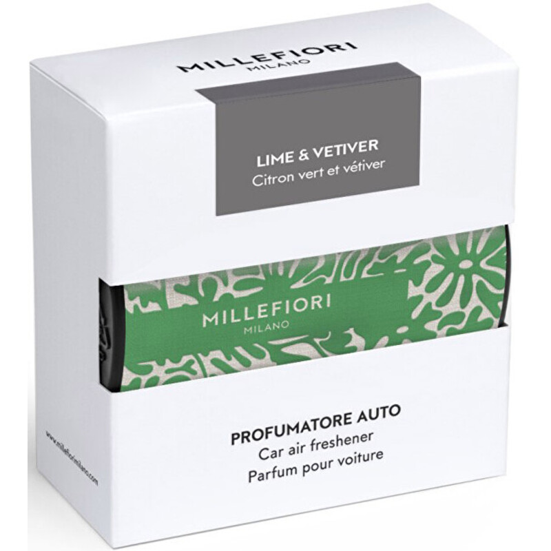 Textil Floral Lime & Vetiver ( zelená ) - Vůně do auta