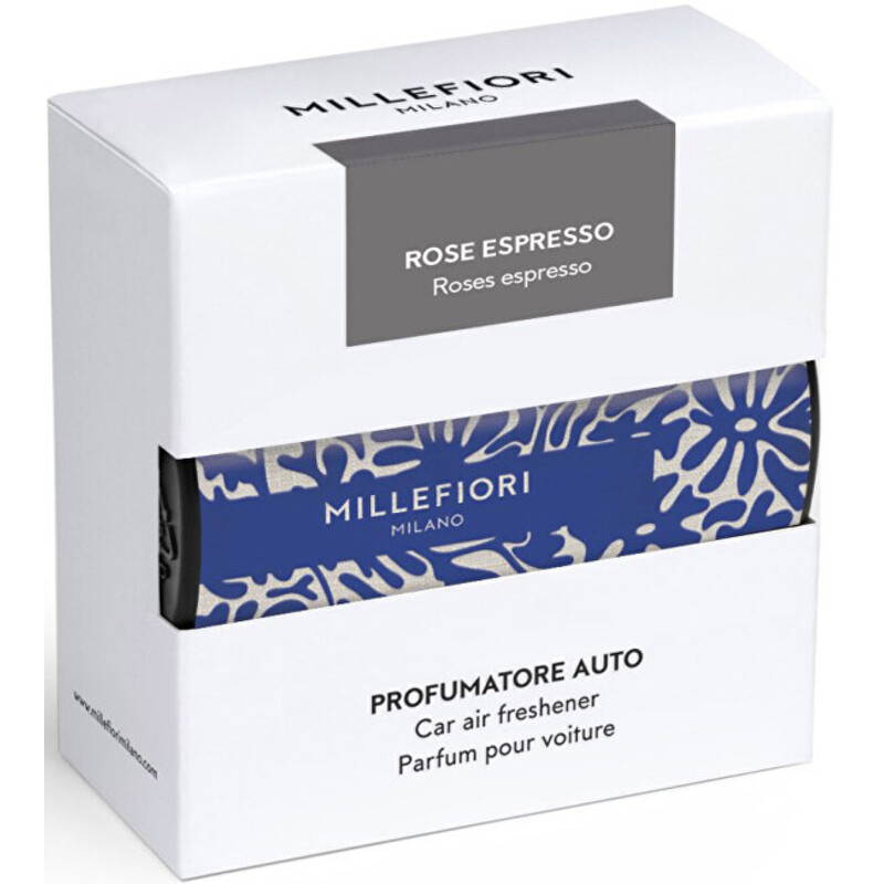 Textil Floral Rose Espresso ( modrá ) - Vůně do auta