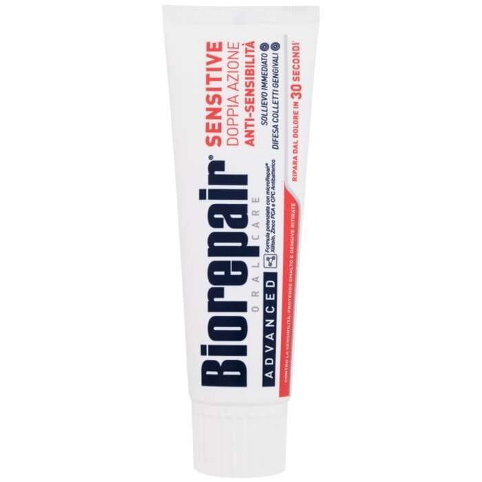 Biorepair Advanced Sensitive Toothpaste - Zubní pasta k ochraně citlivých dásní a zubní skloviny 75 ml