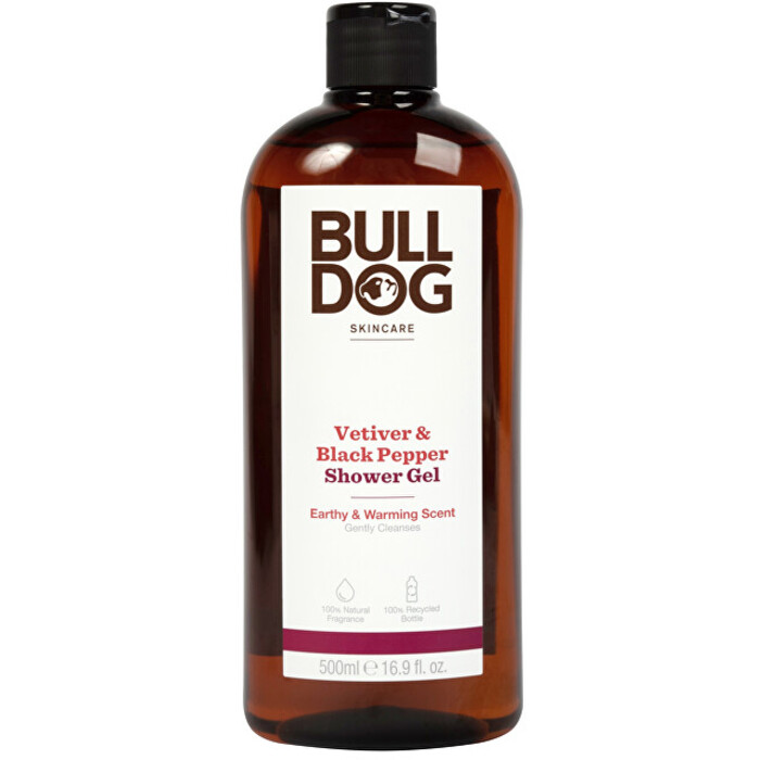 Bulldog Vetiver & Black Pepper Shower Gel - Sprchový gel 500 ml