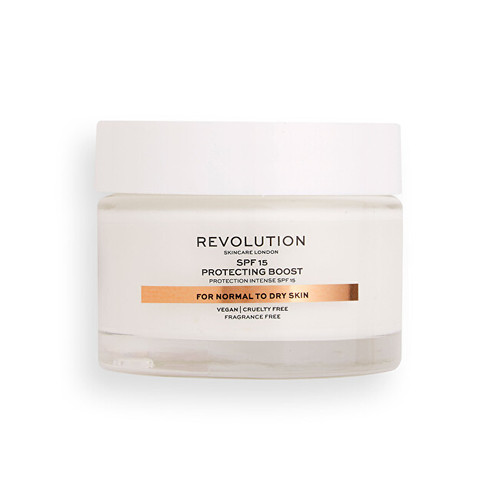 Revolution Skincare Moisture Cream Normal to Dry Skin SPF 15 - Denní krém pro normální až suchou pleť 50 ml