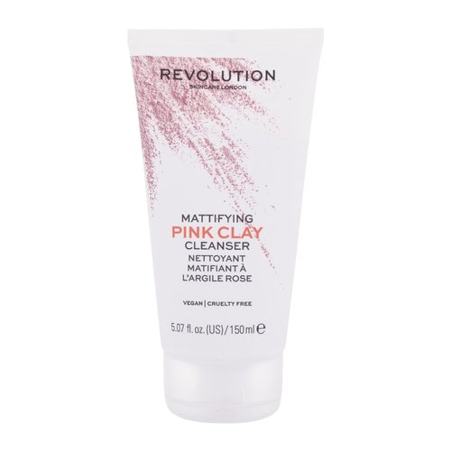 Revolution Skincare Pink Clay Mattifying - Čistící pěna pro mastnou pleť 150 ml