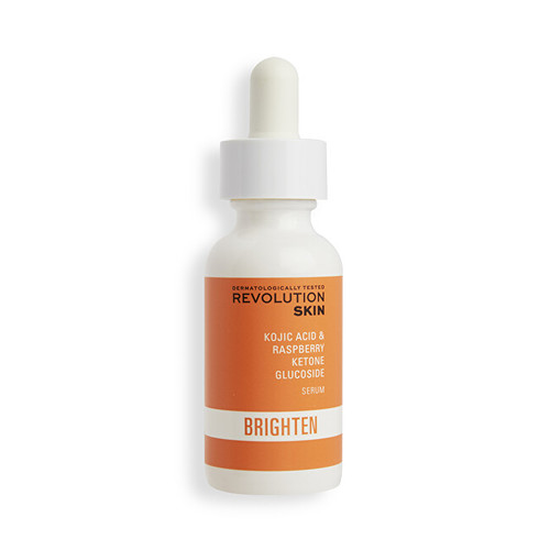 Revolution Skincare Brighten Kojic Acid & Raspberry Ketone Glucoside Serum - Pleťové sérum proti pigmentovým skvrnám 30 ml