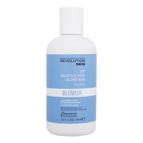 Revolution Skincare Blemish 2% Salicylic Acid & Zinc BHA Cleanser - Čisticí gel 150 ml