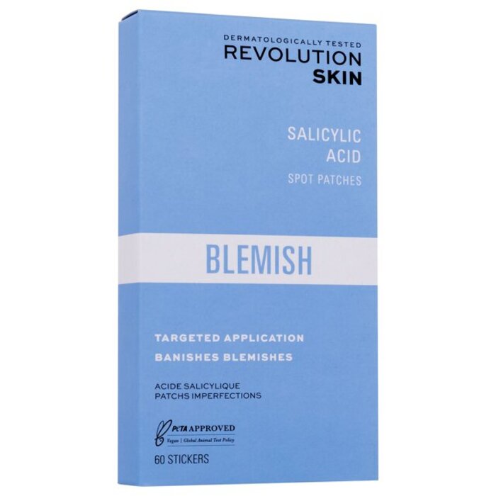 Revolution Skincare Blemish Salicylic Acid Spot Patches - Náplasti na pupínky 60 ks