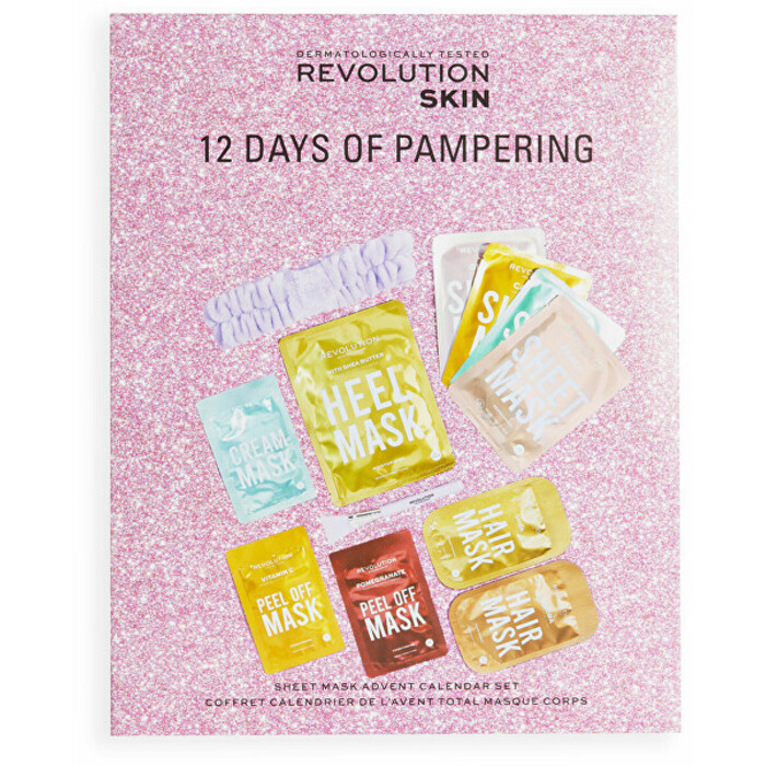 Revolution Skincare 12 Days of Face, Body & Hair Mask Advent Calendar - 12denní adventní kalendář