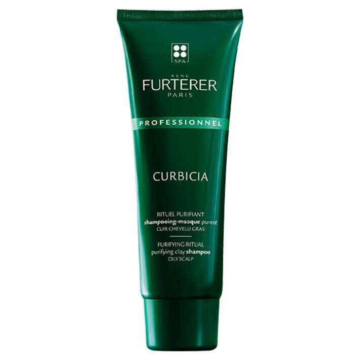 Rene Furterer Curbicia Purifying Ritual Purifying Clay Shampoo - Čisticí šampon a maska pro mastné vlasy 250 ml