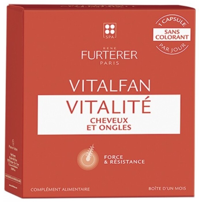 Rene Furterer Vitalfan 30 kapslí - Doplněk stravy pro zdravé nehty a vlasy