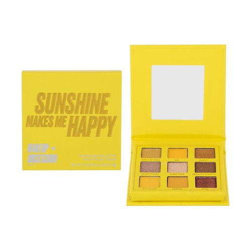Makeup Obsession Sunshine Makes Me Happy Eyeshadow Palette - Paletka očních stínů 3,42 g