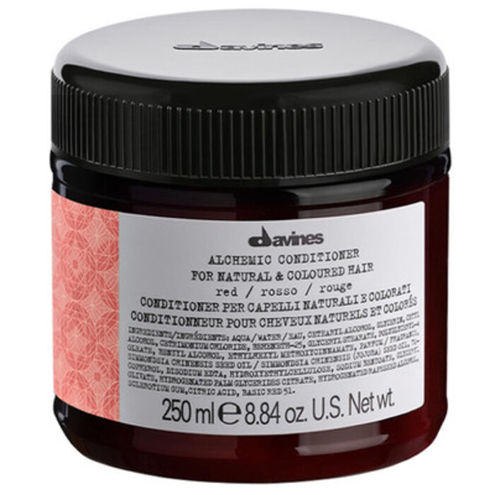 Davines Alchemic Conditioner For Natural & Coloured Hair Red - Hydratační kondicionér pro zvýraznění barvy vlasů 250 ml
