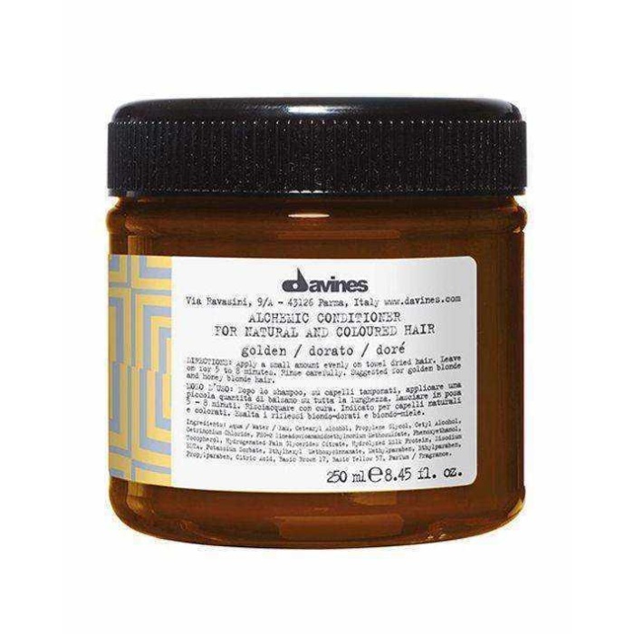 Davines Alchemic Conditioner For Natural & Coloured Hair Golden - Kondicionér zvýrazňující přírodní i barvené vlasy 250 ml
