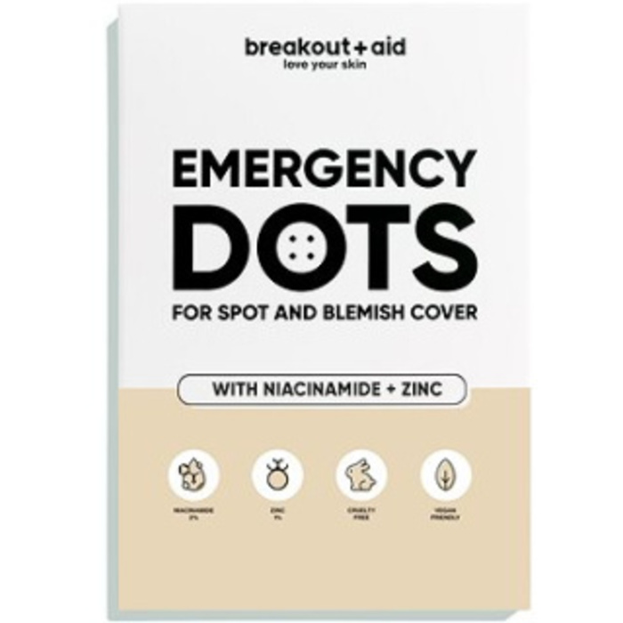Emergency Dots - Náplasti na akné s niacinamidem a zinkem 72 ks