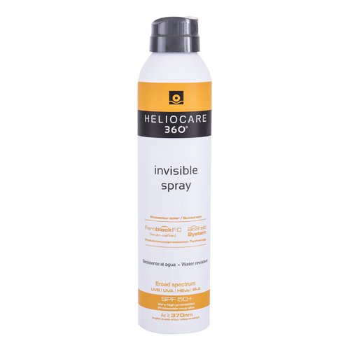Heliocare 360° Invisible Spray SPF50+ - Ochranný opalovací sprej na tělo 200 ml