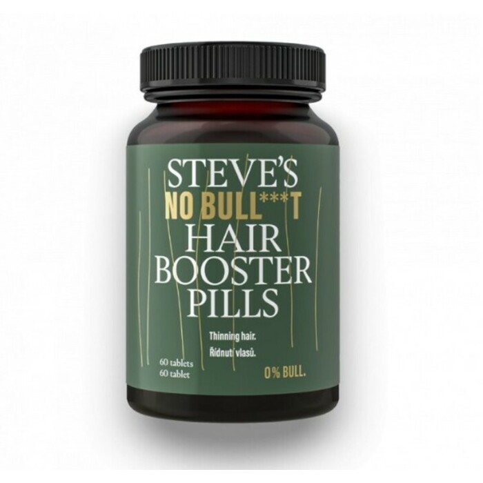 No Bull***t Hair Booster Pills (60 ks) - Stevove pilulky na podporu rastu vlasov
