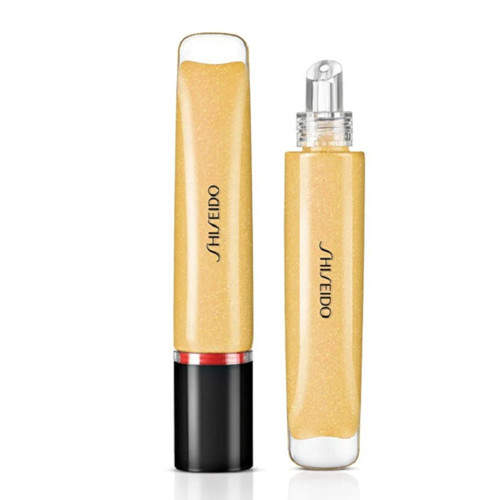Shiseido Shimmer GelGloss Moisturizing Lip Gloss with Glowy Finish - Lesk na rty s hydratačním účinkem a třpytkami 9 ml - 02 Toki Nude
